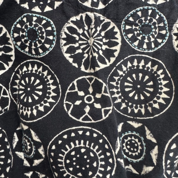 Mata Traders Blue Embroidered Circle Floral Boho Print Fit & Flare Dress Size M - Picture 11 of 12